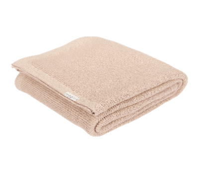 Couverture tricoté lit bébé - naturals beige (divers