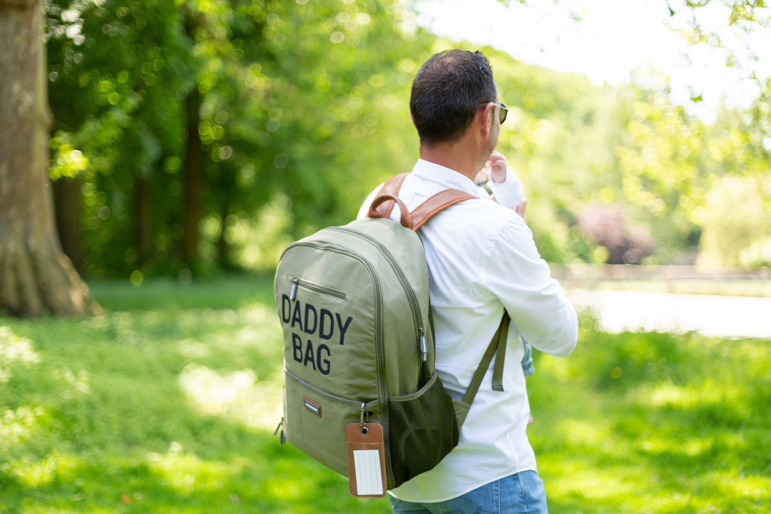 Daddy Bag Sac A Dos À Langer - Toile - Kaki