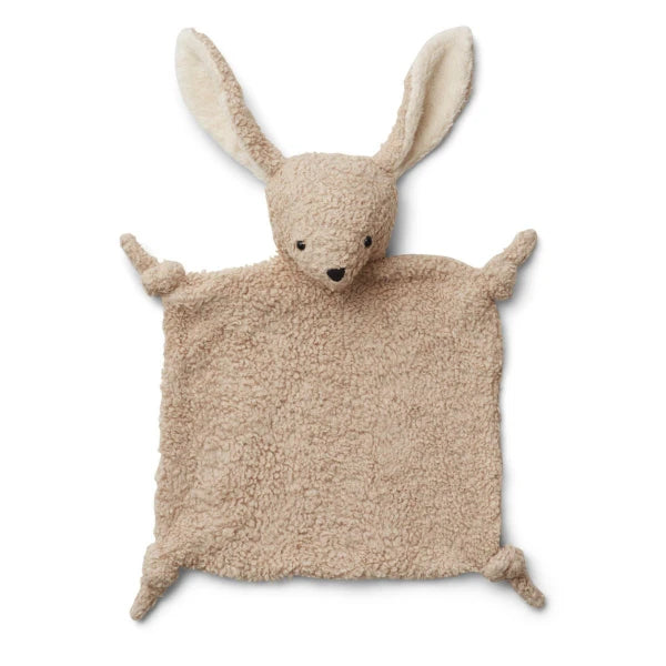 Doudou Lotte en teddy (divers modèles) - Rabbit pale grey -