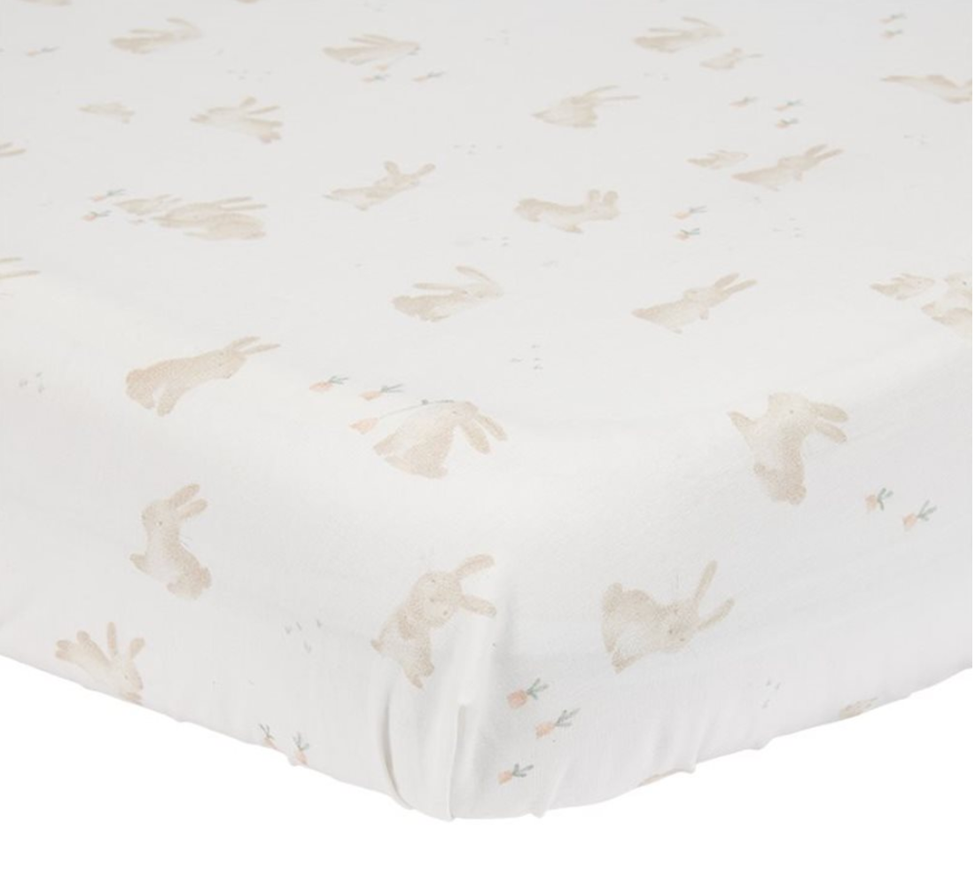 Drap-housse berceau Baby Bunny - drap