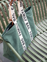 Family Bag Sac A Langer - Signature - Canvas - Vert - Sac
