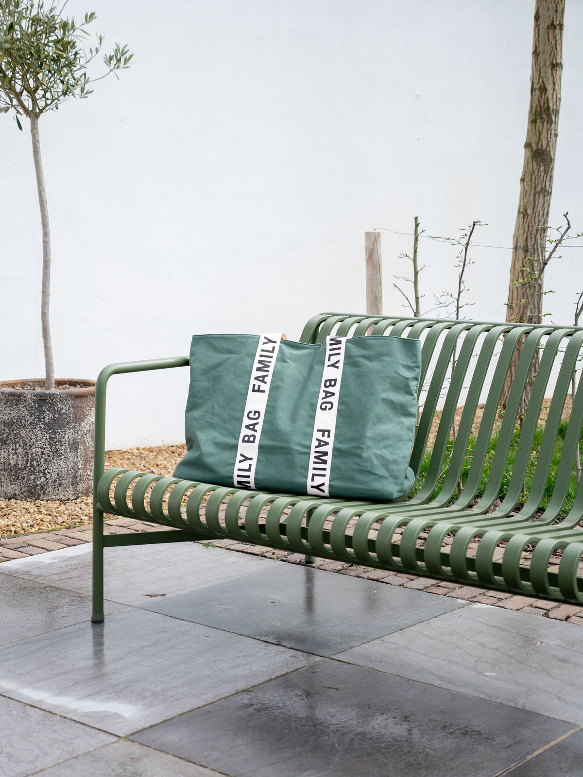Family Bag Sac A Langer - Signature - Canvas - Vert - Sac