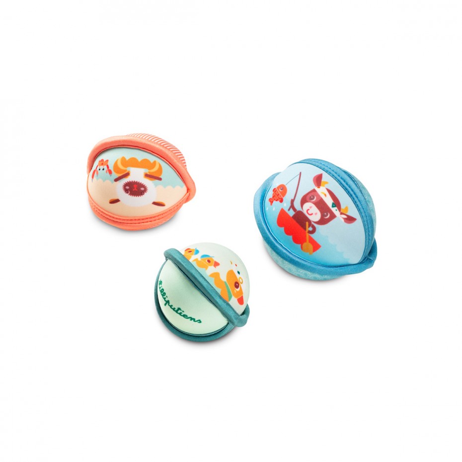 Ferme set de 3 balles de bain - jouet bain