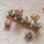 Fleurs à empiler - Fairy Garden - Jouets en bois
