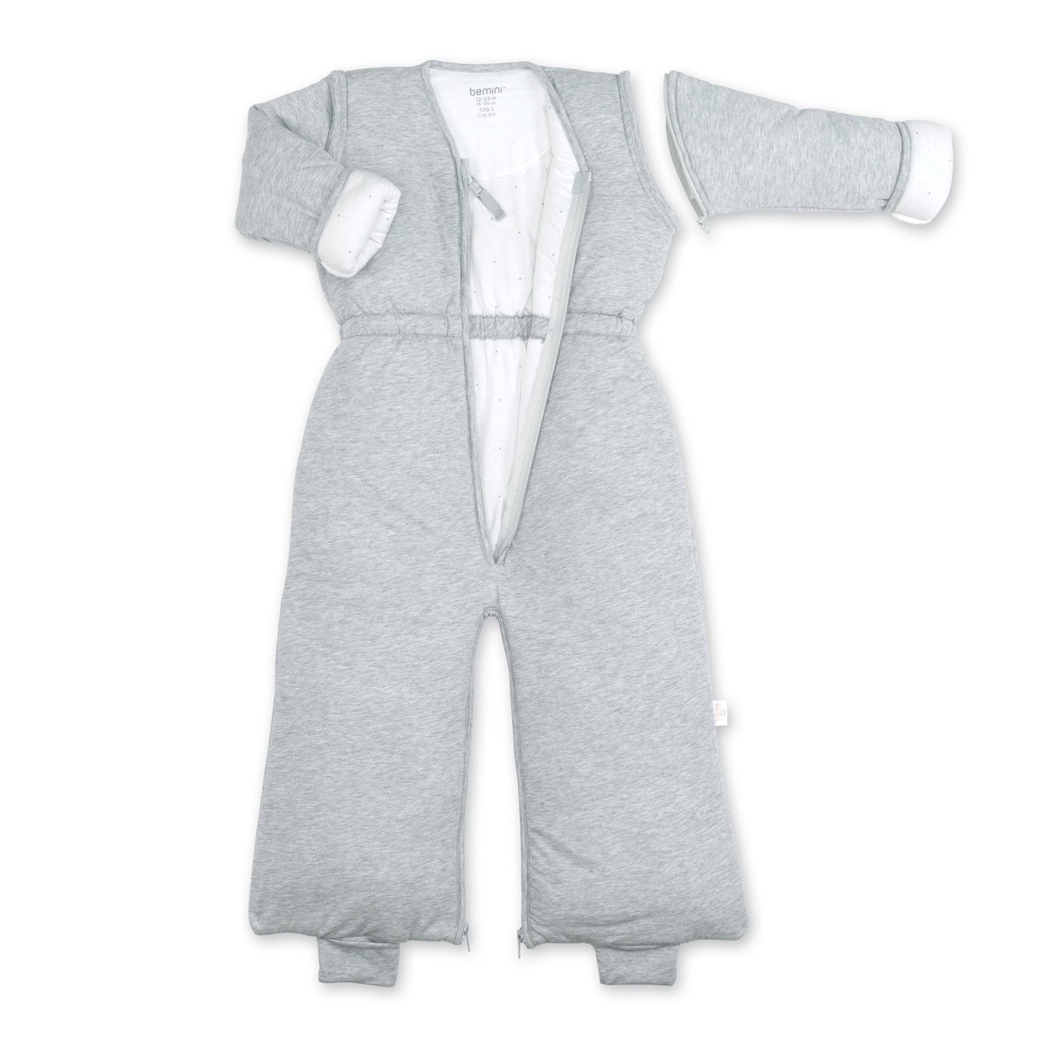 Schlafsack mit abtrennbaren Beinen 12-24 Monate PADY JERSEY + JERSEY