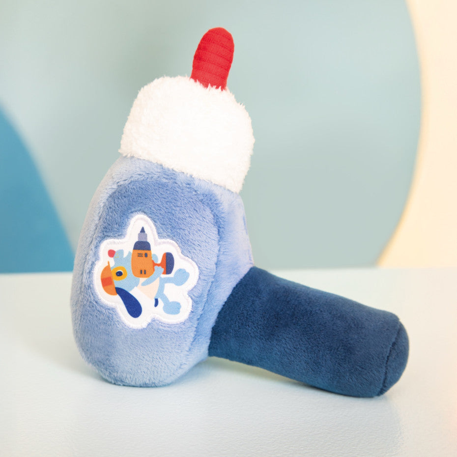 Rassel in Form eines Bohrers – Jules, der Hund