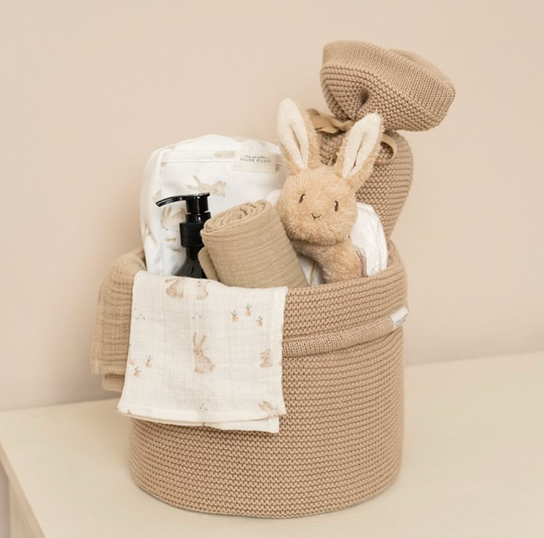 Housse pour bouillotte beige