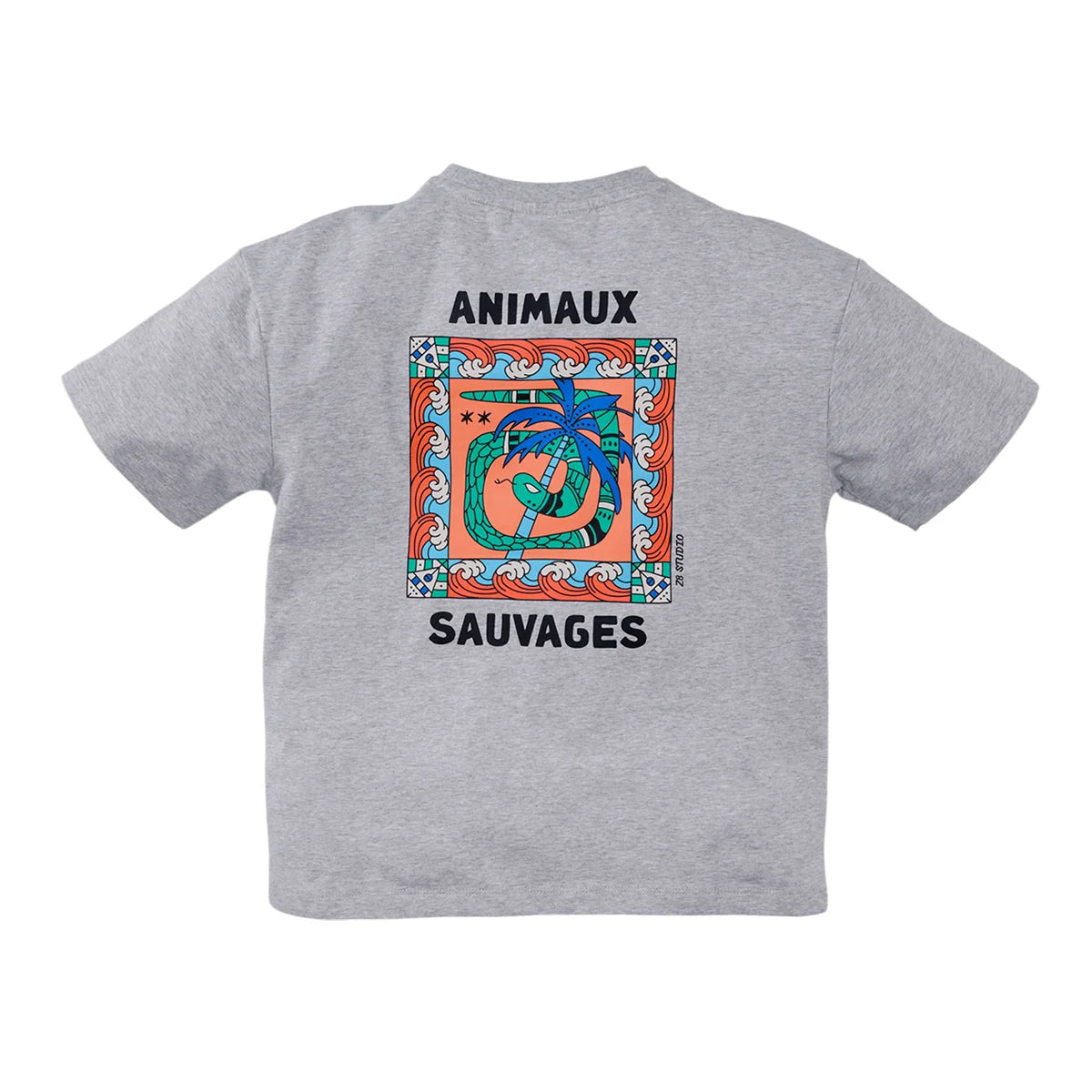 T-shirt Rix - grey melange