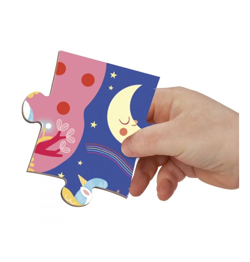 Magnéti'puzzle Licornes 24 pièces