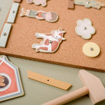 Jeu de Formes a Clouer Little Farm - Toys