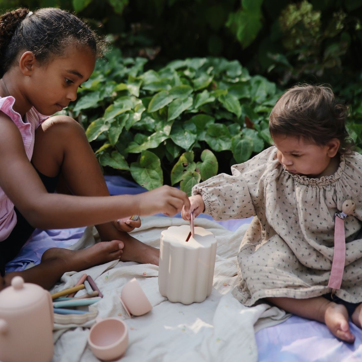 Jeu de tri pièces et tube