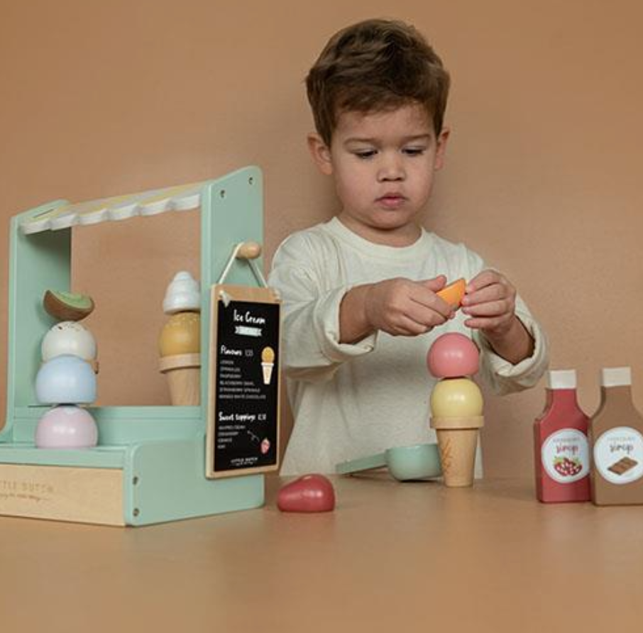 Jouet stand de crème glacée - Jouets en bois