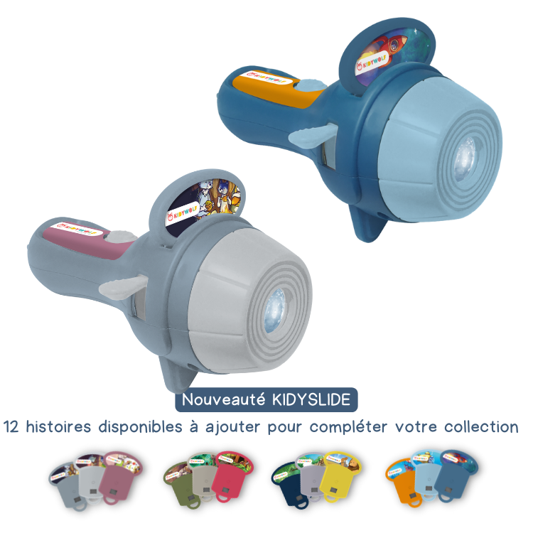 Kidyslide - Lampe de poche à histoires - Accessoires bain