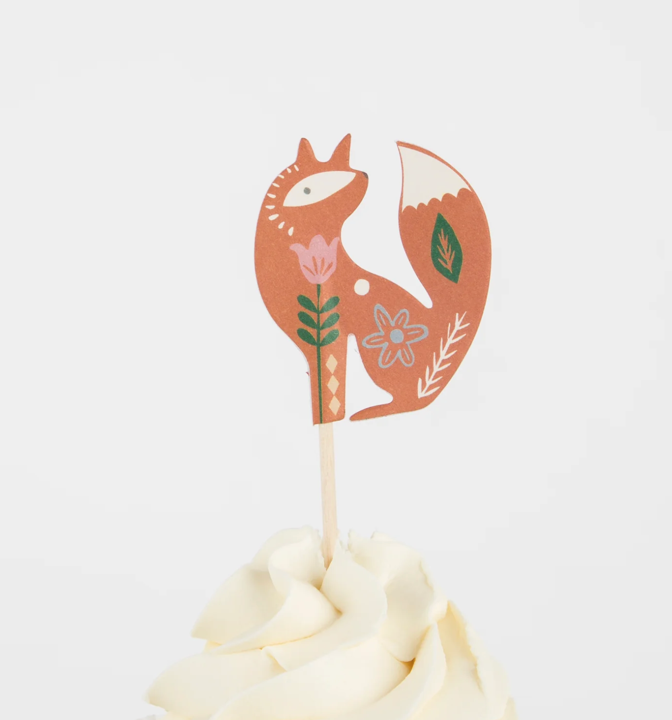 Kit de cupcakes folkloriques (x 24 toppers) - repas