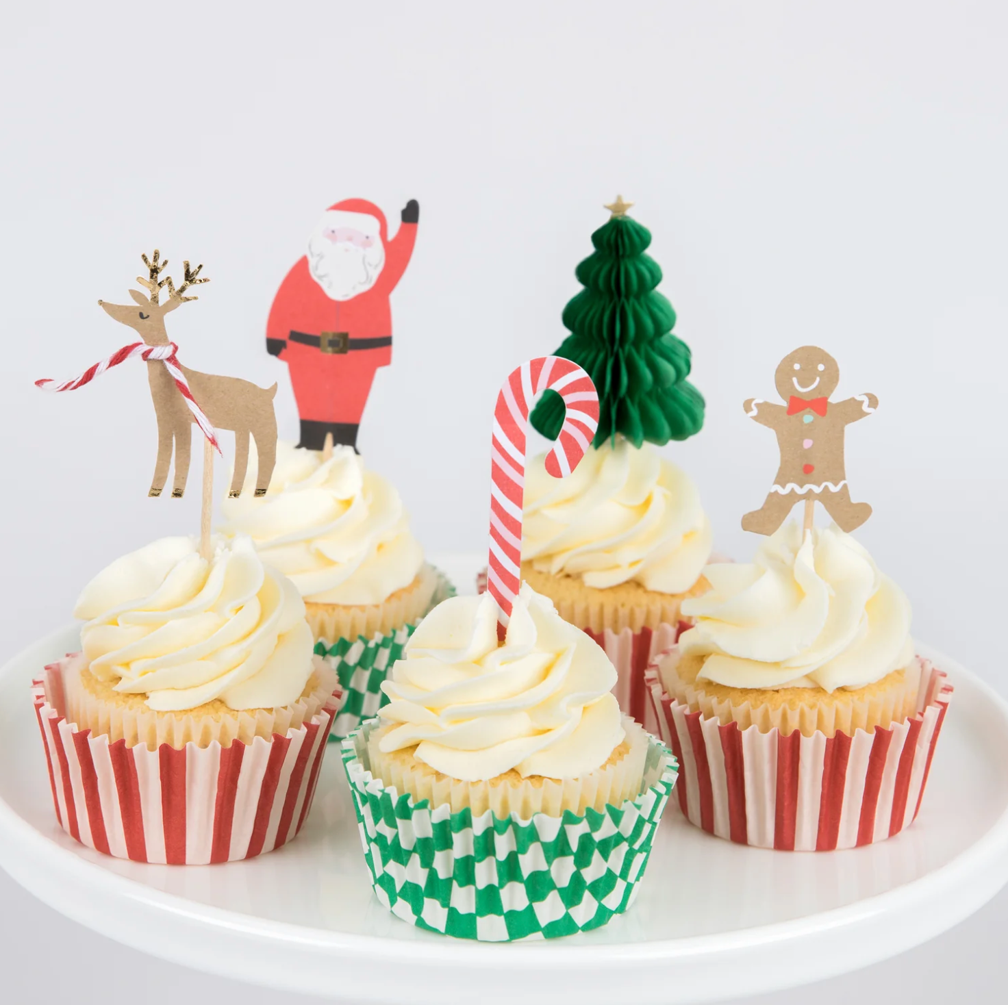 Kit de cupcakes de maison festive (x 24 toppers) - repas