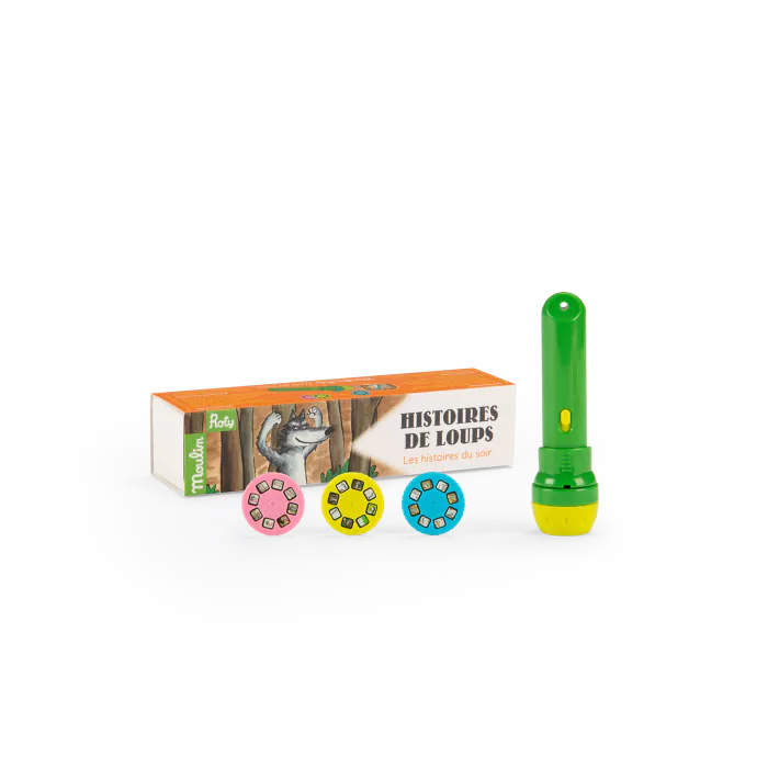 Lampe à histoires Loup - Jeux d’éveil