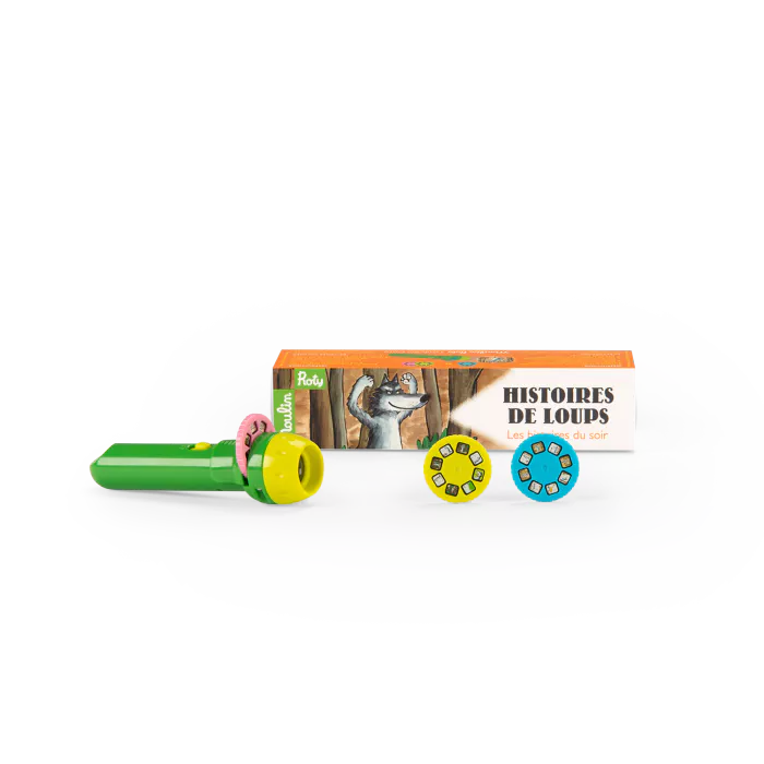 Lampe à histoires Loup - Jeux d’éveil