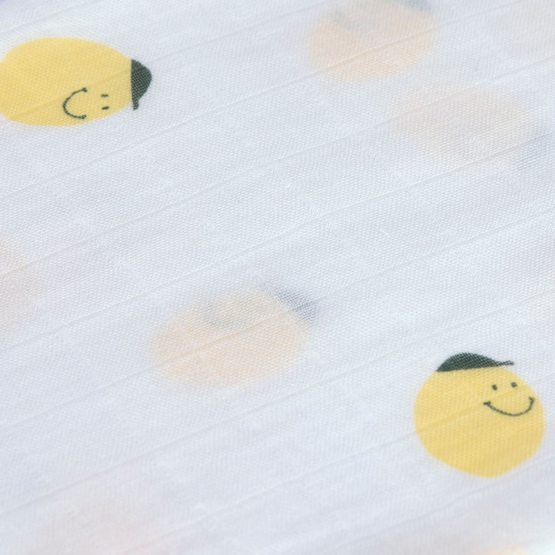 Langes d’emmaillotage L (3 pcs) - Happy Fruits Citron