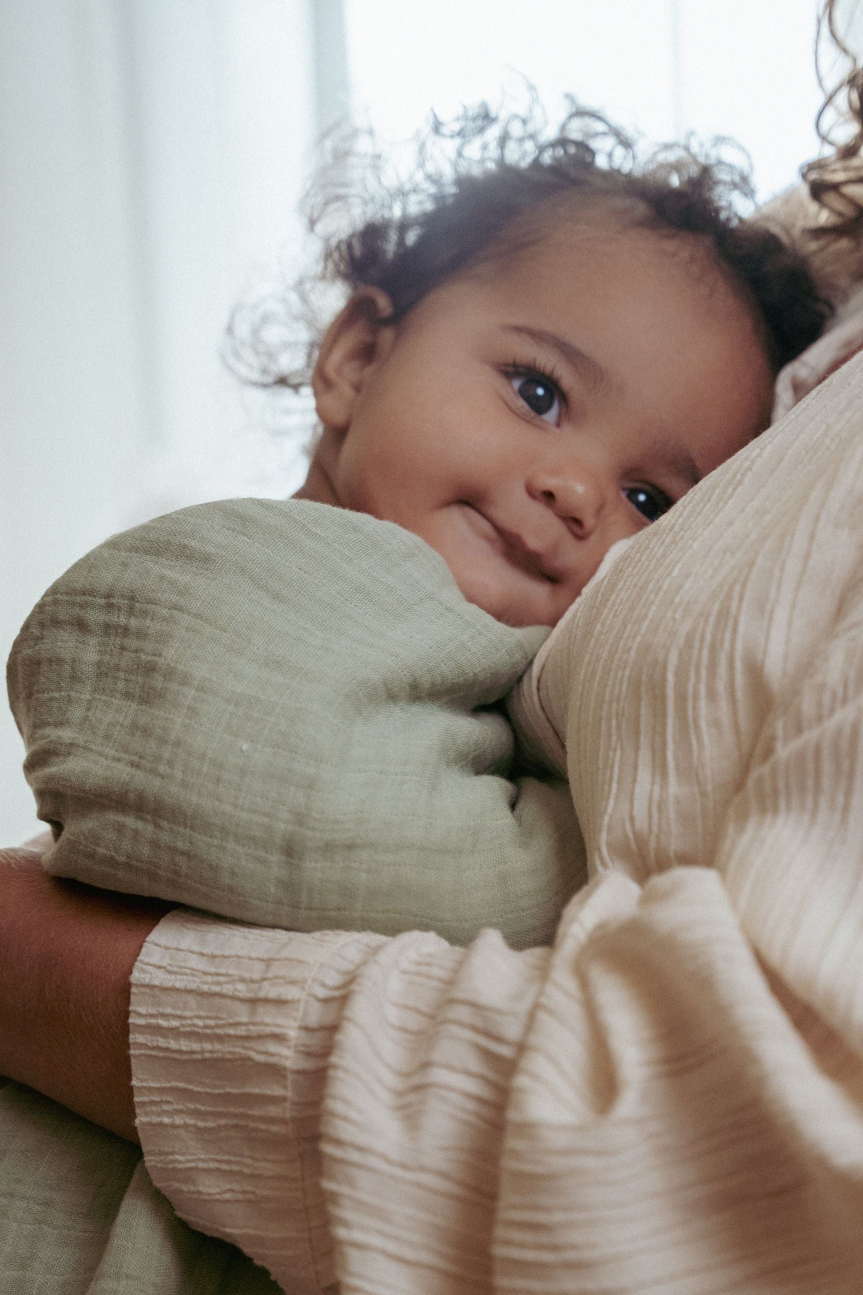 Musselin-Windeln 70 x 70 Blueberry Leaves & Sage