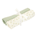 Musselin-Windeln 70 x 70 Blueberry Leaves & Sage