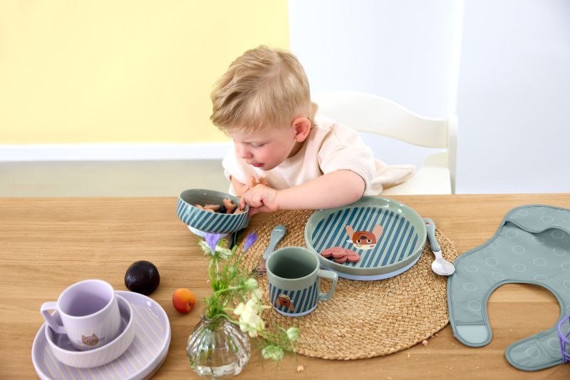 Coffret repas en porcelaine Tiny - Team Chien