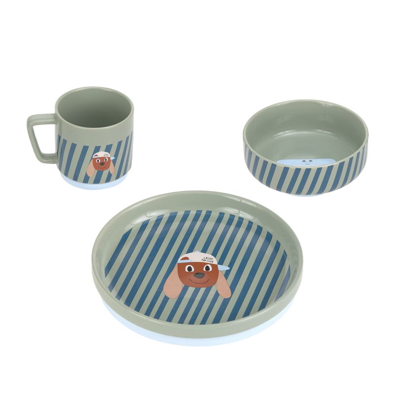 Coffret repas en porcelaine Tiny - Team Chien
