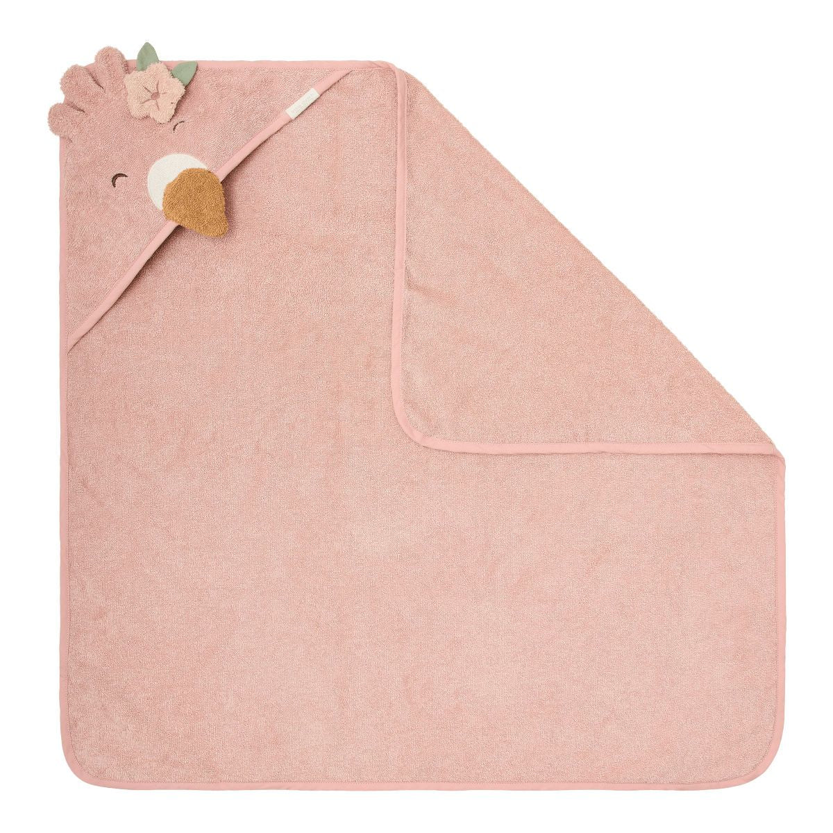 Cape de bain - Flamant rose - 100 x 100 cm liste 