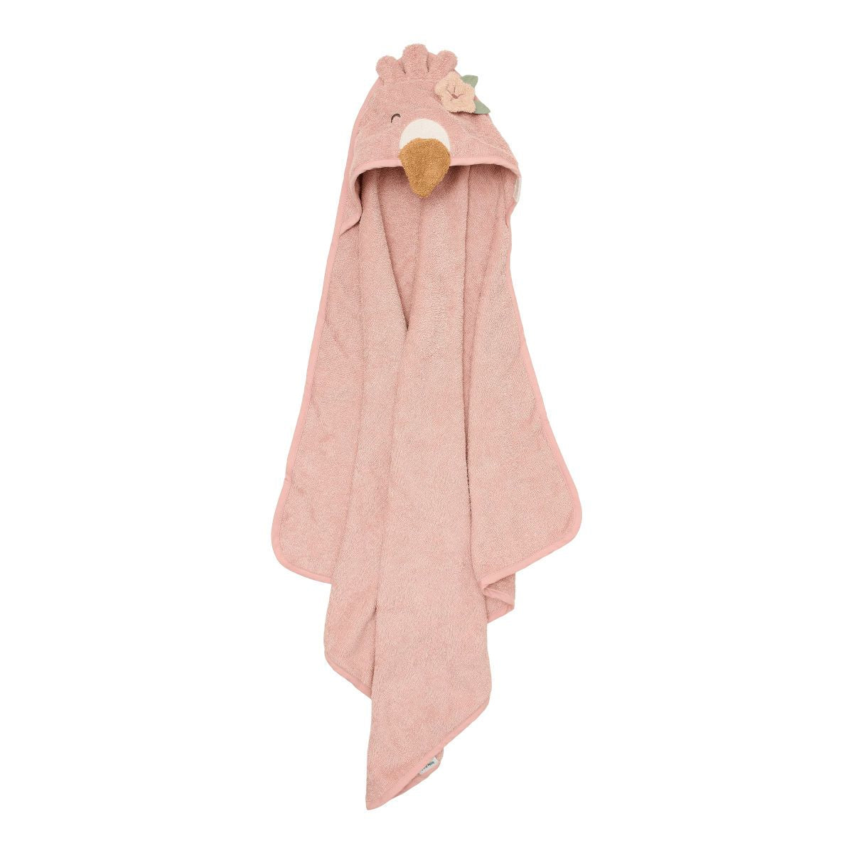 Cape de bain - Flamant rose - 100 x 100 cm liste 