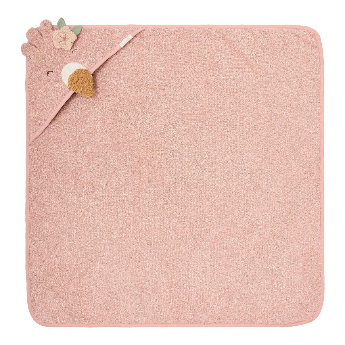 Cape de bain - Flamant rose - 100 x 100 cm liste 