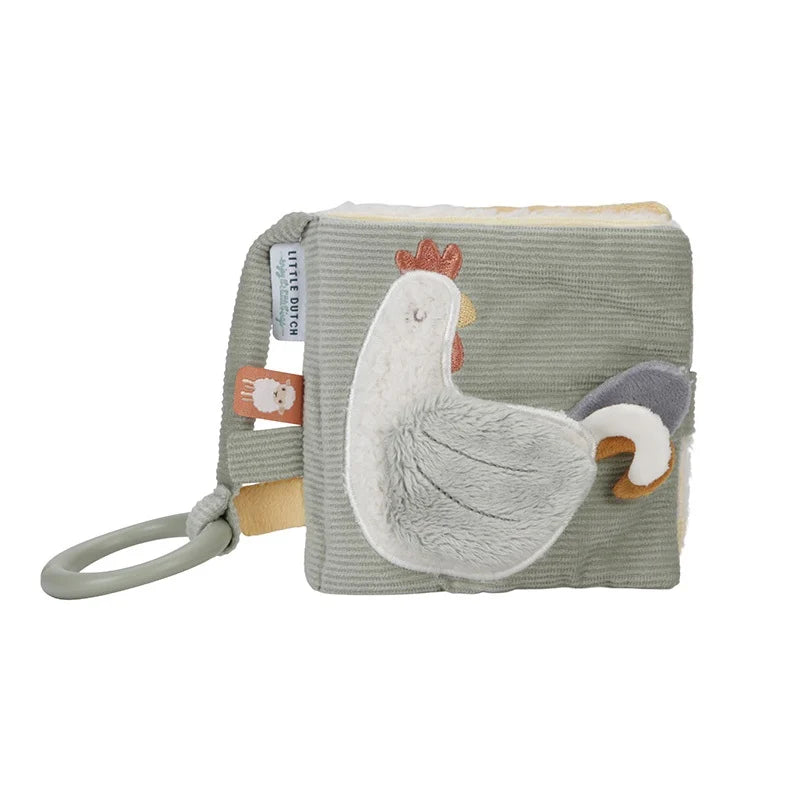 Livre-poussette en tissu Little Farm - jouet d’activité