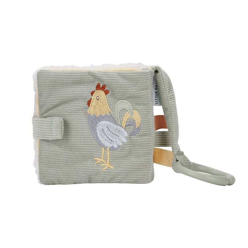 Livre-poussette en tissu Little Farm - jouet d’activité