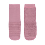2er-Set rutschfeste Socken Rosenholz/Rosa