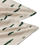 Lot de 2 langes en mousseline Lewis - (divers coloris) -