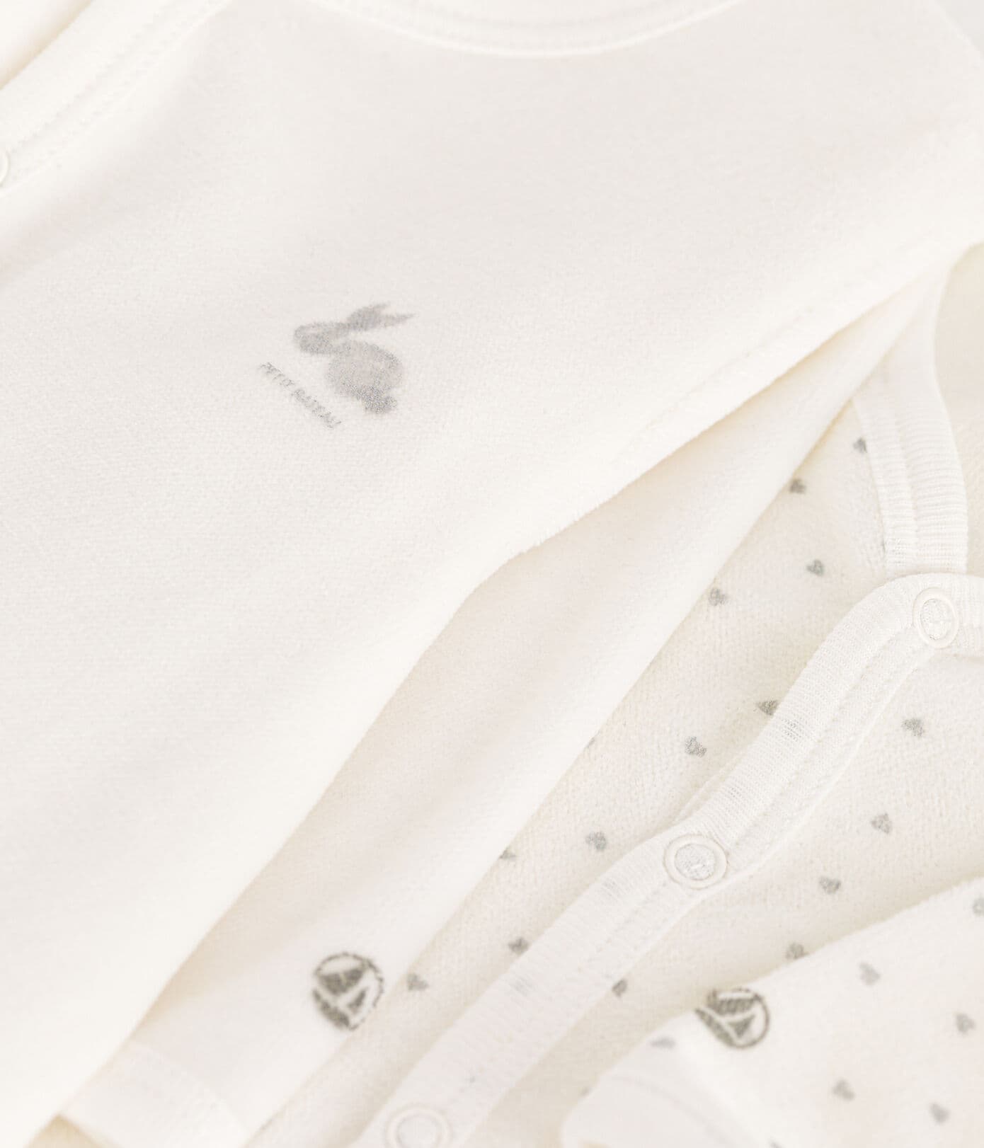 2er-Pack Baby-Samtpyjamas