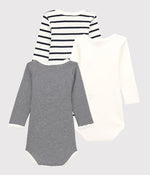 Lot de 3 Bodies manches longues Bébé (divers tailles)