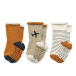 Lot de 3 chaussettes pour bébé antidérapantes Eloy - Flying