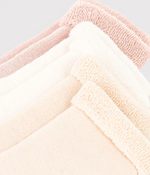 LOT DE 3 PAIRE DE CHAUSSETTES BÉBÉ EN TRICOT UNI