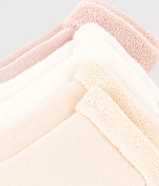 3ER-PACK EINFARBIGE BABYSOCKEN AUS STRICK