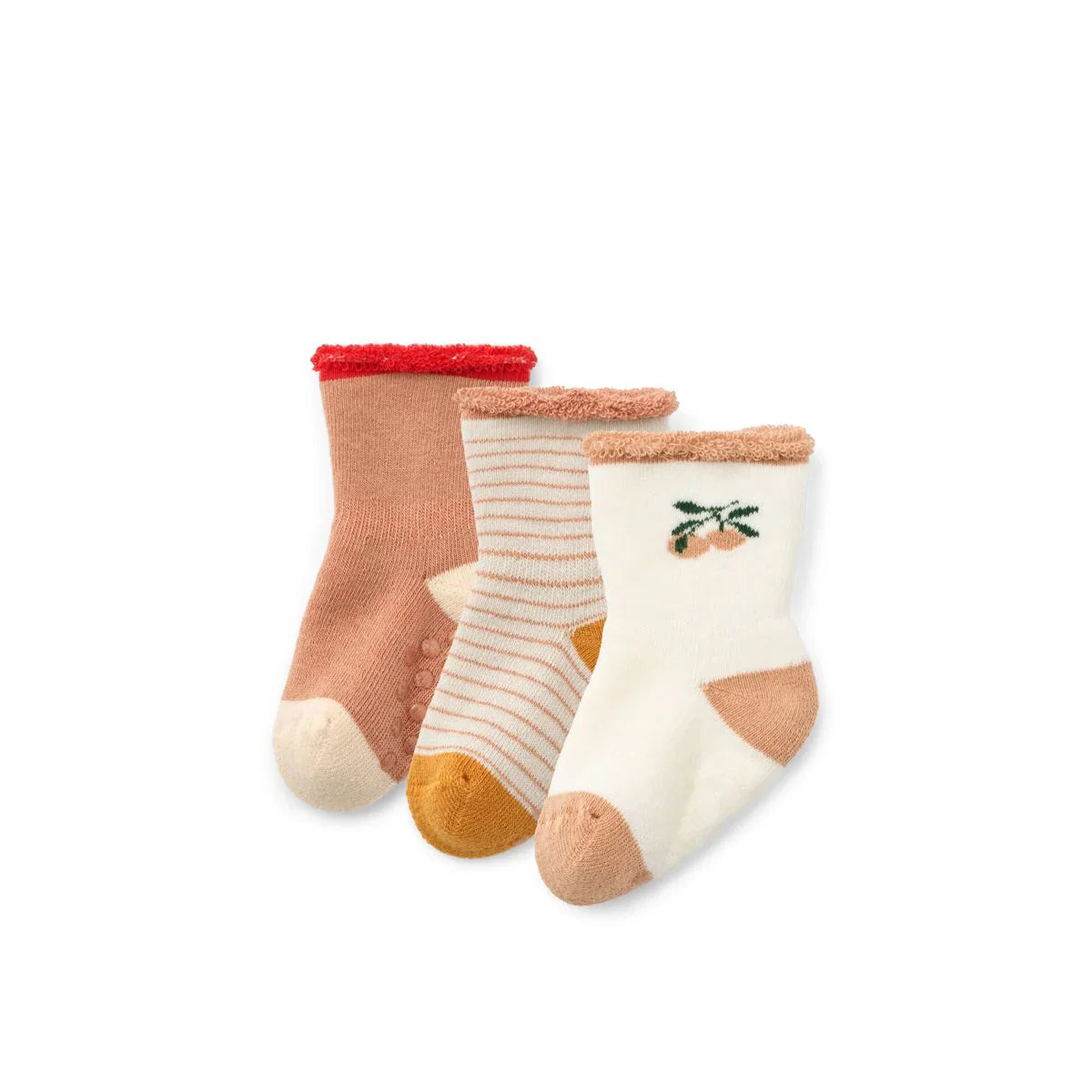 Lot de 3 paires de Chaussettes Bébé Eloy - Peach/ Sandy