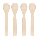 Lot de 4 cuillères Happy Rascals - Smile bleu ciel
