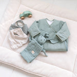 MAGIC BAG 1-4 m Jersey-Strampler + Jersey-Strampler – Mini-Print „Lunar“ –