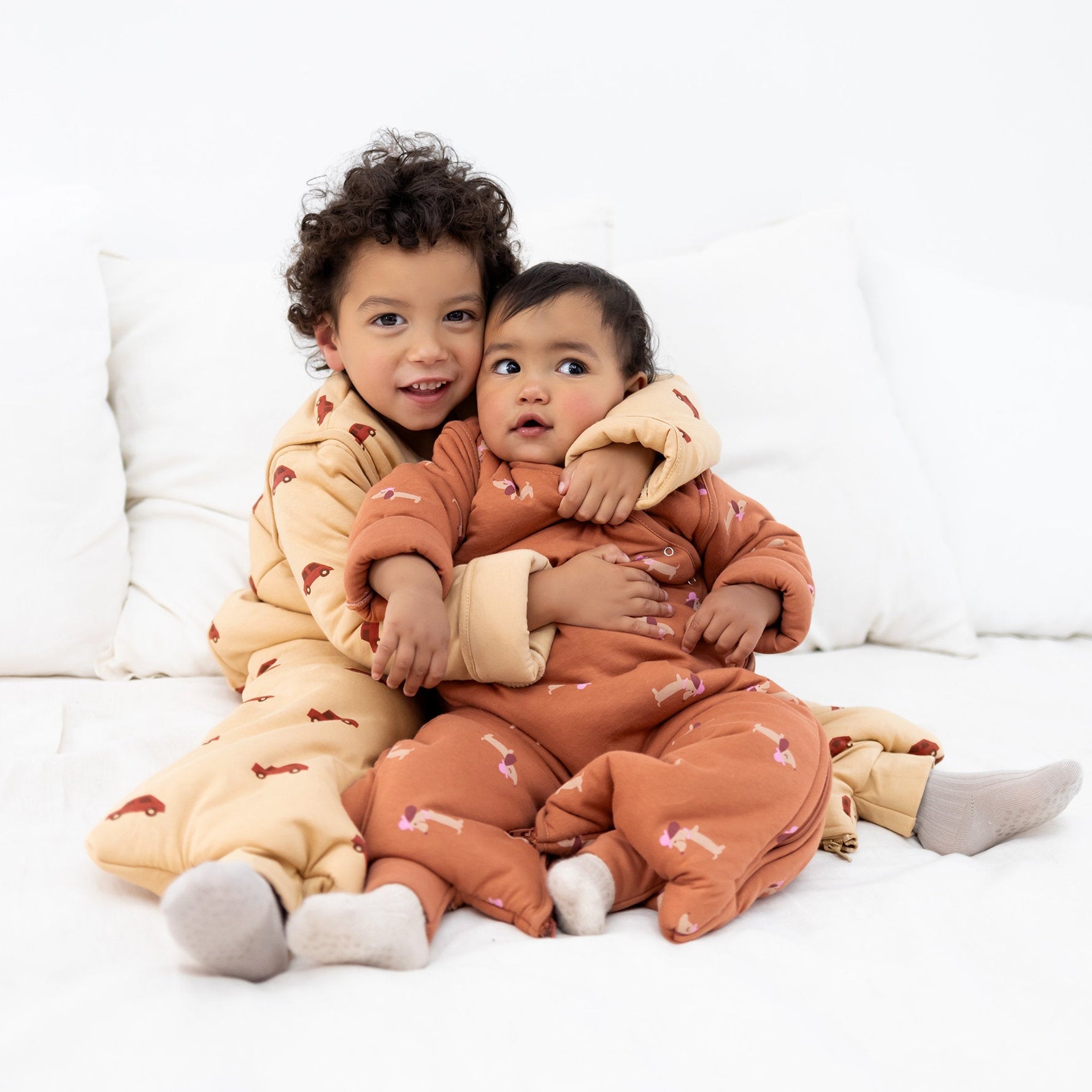 MAGIC BAG 4-12m Print wouff noisette PADY JERSEY + JERSEY