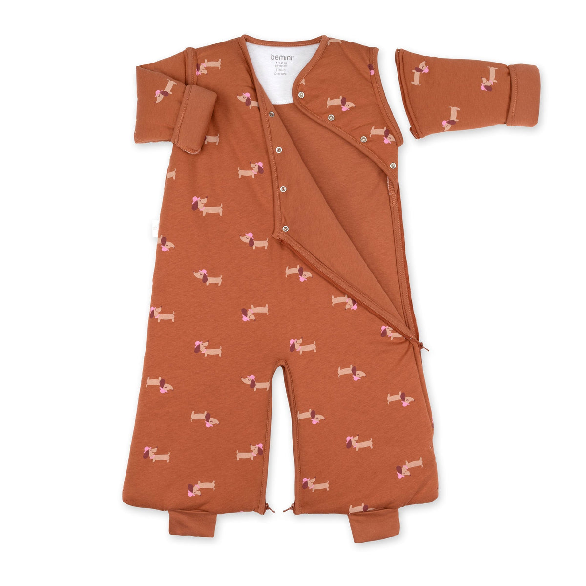 MAGIC BAG 4-12m Print wouff noisette PADY JERSEY + JERSEY