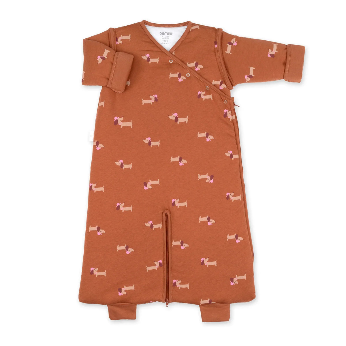 MAGIC BAG 4-12m Print wouff noisette PADY JERSEY + JERSEY