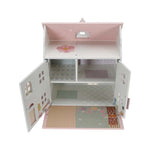 Puppenhaus aus rosa Holz – Spielzeug