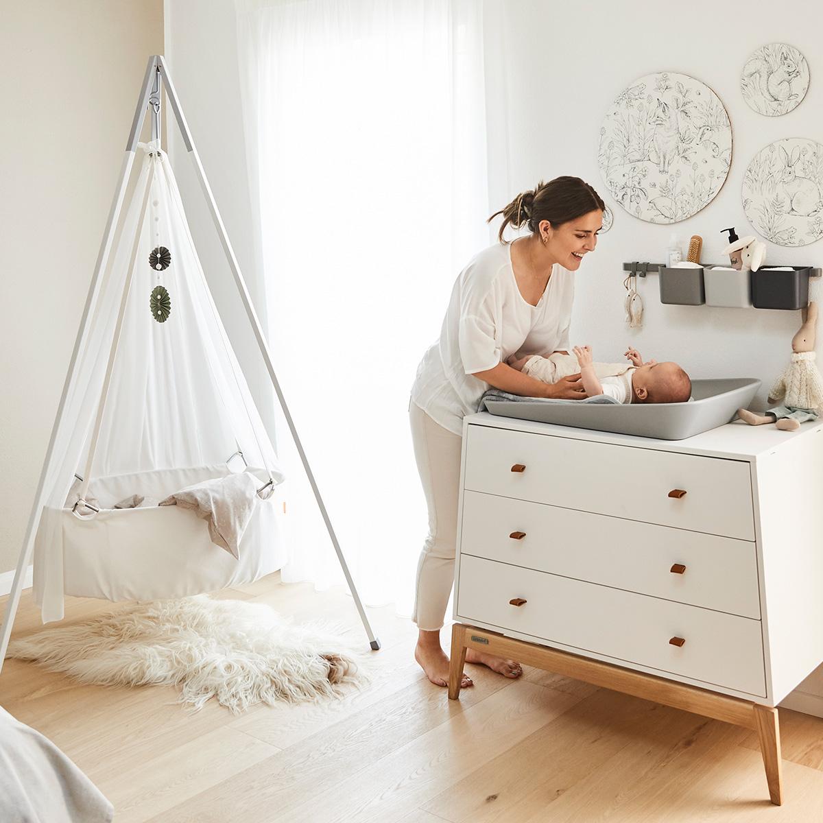 Matelas à langer Matty - Pearl grey