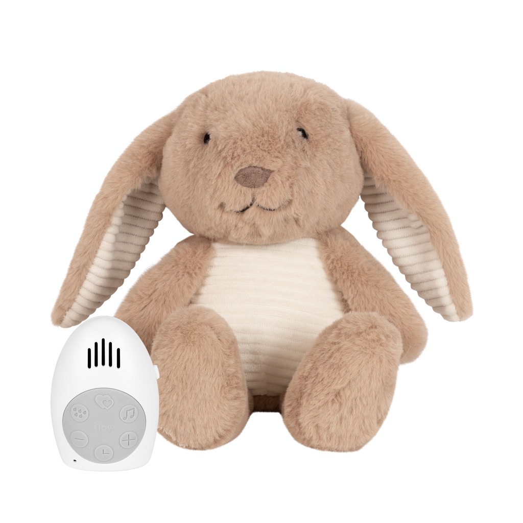 Milo le lapin- heartbeat comforter - jouet d’activité