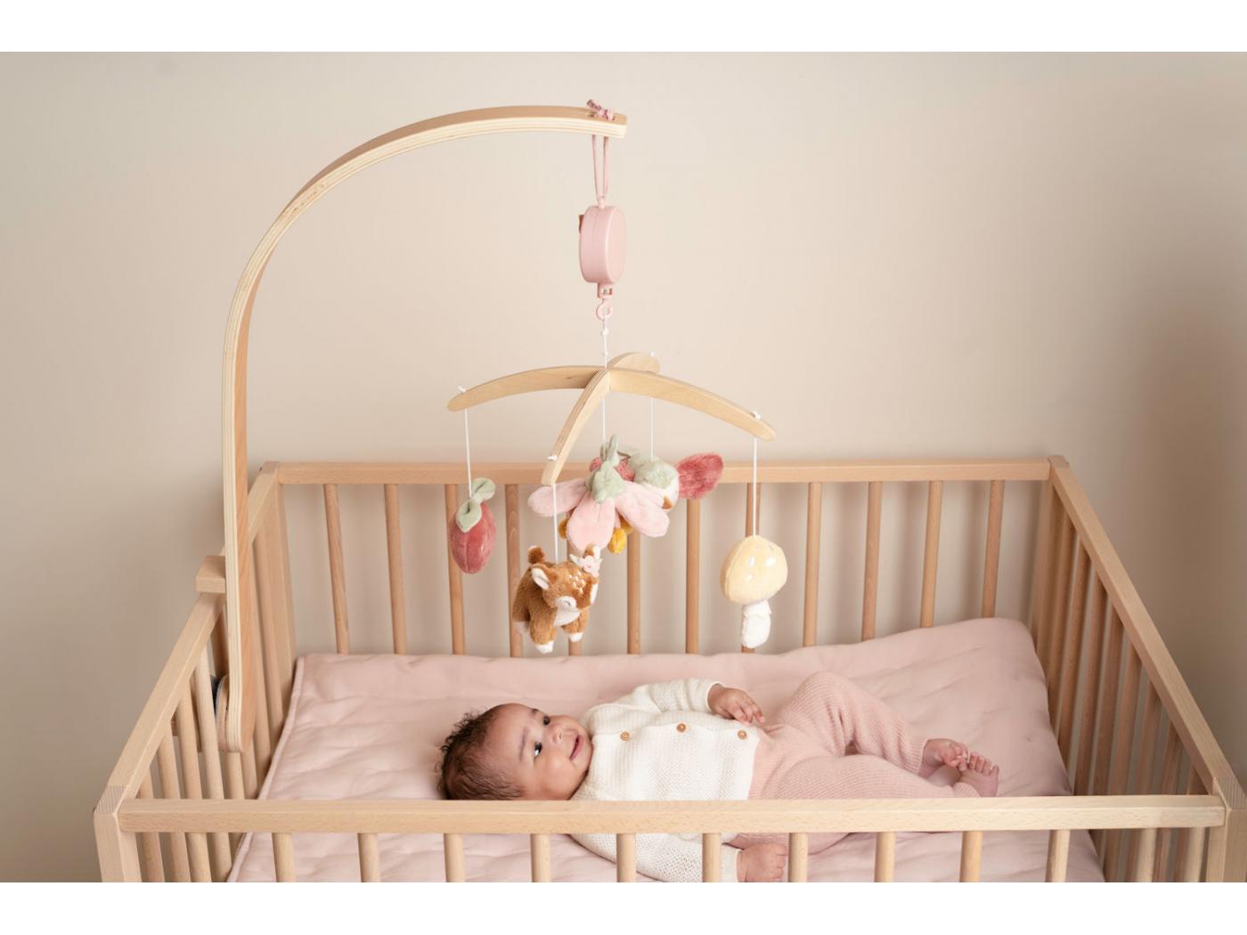 Mobile musical en bois - Fairy Garden - mobile musicale