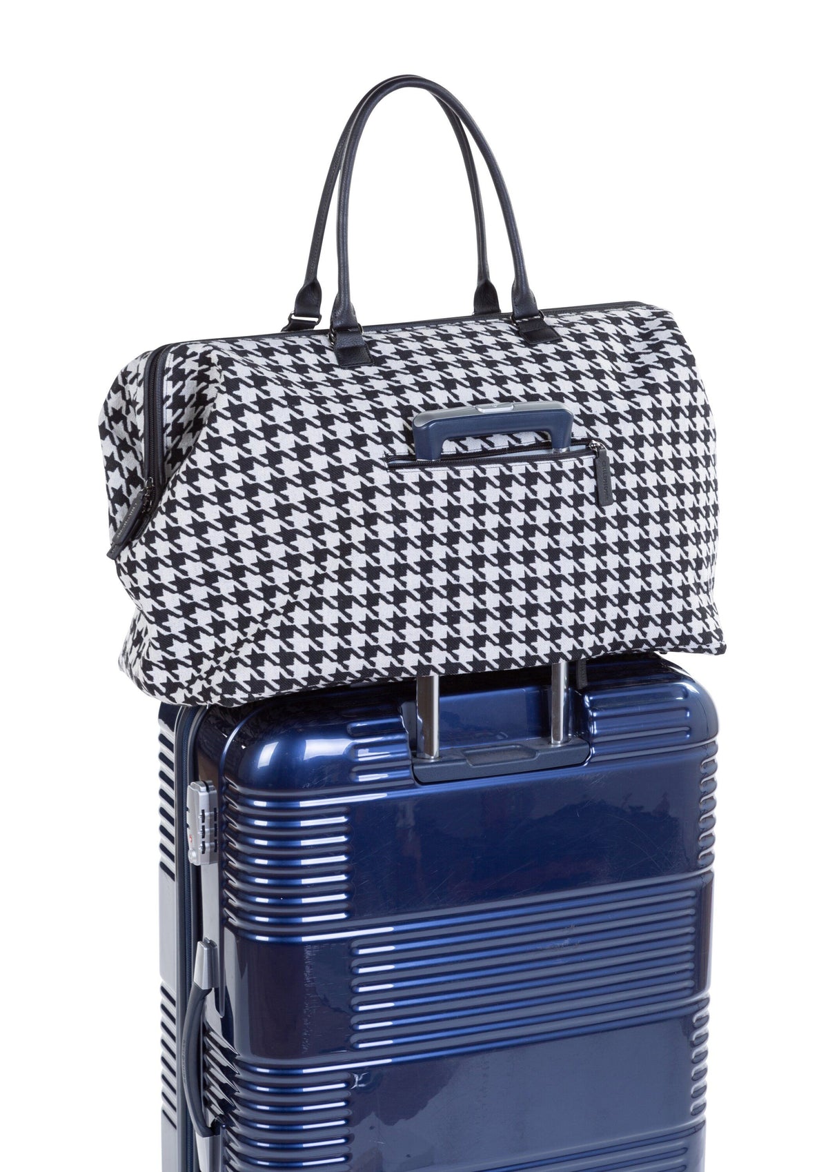 Mommy Bag Pied De Poule - Noir - Sac à langer