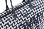Mommy Bag Pied De Poule - Noir - Sac à langer